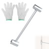 Hinges Gaps Adjusting Wrench, 0.55-0.71in Steel Door Hinge Adjustment Tool
