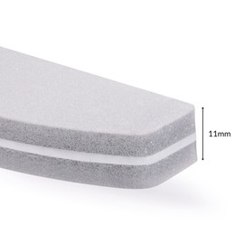 Aba Group Mini Buffer Flamingo 10pc 100/180, Crescent, Half-Moon, Polishing Block File, Precision Polishing Cube, One-Time Use, Pliable, Long Nail Polisher, Manicure, Made in EU