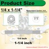 1/4 Inch Fender Washer 100 Pcs 1/4" ID x 1-1/4"
