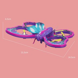 Mini Drone for Kids and Beginners, 2.4Ghz Remote Control Toy Drone with Auto Hovering, LED Light, Headless Mode, Remote Control Quadcopter with 3 Batteries