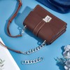 UNICRAFTALE About 2Pcs 4.25" Purse Extender Chain Silver Bag Extender