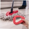 NOLITOY Durable Nylon Bristles Mop Head 2pcs Replacement for Multi-Surface