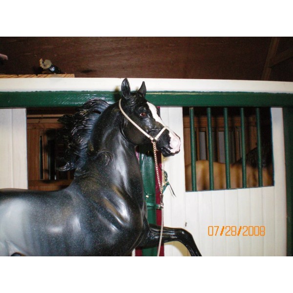 Jaapi Simple OFF-WHITE Arabian Show Halter -fits Breyer/Stone model horses