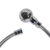 Shampoo Bowl Faucet Rust Resistant 70cm Hose Zinc Alloy Structure