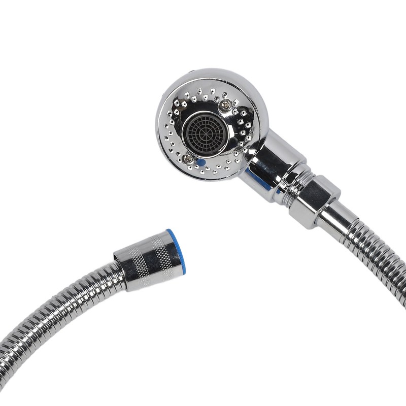Shampoo Bowl Faucet Rust Resistant 70cm Hose Zinc Alloy Structure