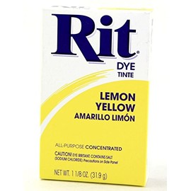 Rit Concentrated Powder Fabric Dye Lemon Yellow - each