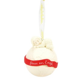 Department 56 Snowbabies Celebrations Peace on Earth Hanging Ornament, 3.35 Inch, Multicolor
