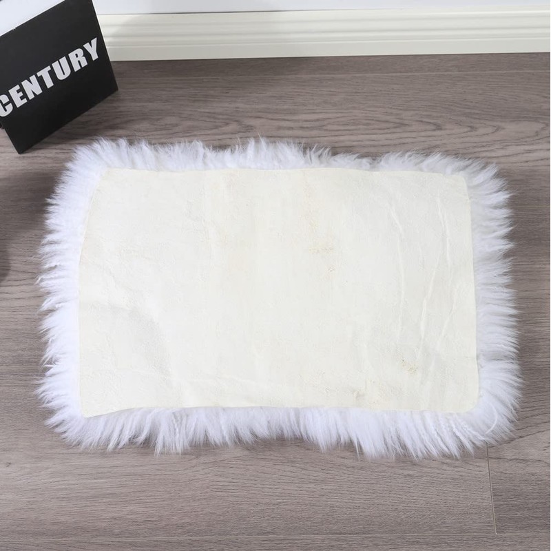 Asuprui Sheepskin Pet Bed Mat 100% Sheepskin Deluxe Dog Crate