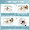 SHINESTAR 0-20 PSI Adjustable Propane Regulator and Hose with Brass