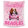 Beagle Blanket Gifts, Beagle Gifts for Dog Lovers, 40"x50" Soft
