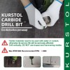 KURSTOL Masonry Diamond Drill Bit - 10pcs 1/4"-1/2" Concrete Diamond
