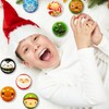 24 Pcs Christmas Stress Balls,2.5 Inch Foam Christmas Squeeze Ball,Santa