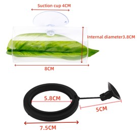 Liyquint Betta Fish Tube Tunnel, Transparent Acrylic Betta Fish Toys Hideout Tube, 2pcs Round Betta Tunnel & 2pcs Betta Fish Leaf Fish Tank Accessories for Fish Habitat Spawning Shelter. (A)