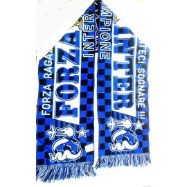 Forza Inter Soceer Italy Soccer Team Scarf FORZA INTER