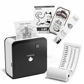 Phomemo Mini Printer, Thermal Printer, M02 Pro 300DPI Smartphone Compatible, Portable, Mobile Printer, Portable, Photo Printer, Memo Printer, Sticker Printer, Pocket Printer, Thermal Printer, Thermal