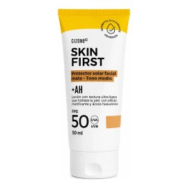 Protector Solar Facial Cizone Skin First Fps 50 Tono Medio
