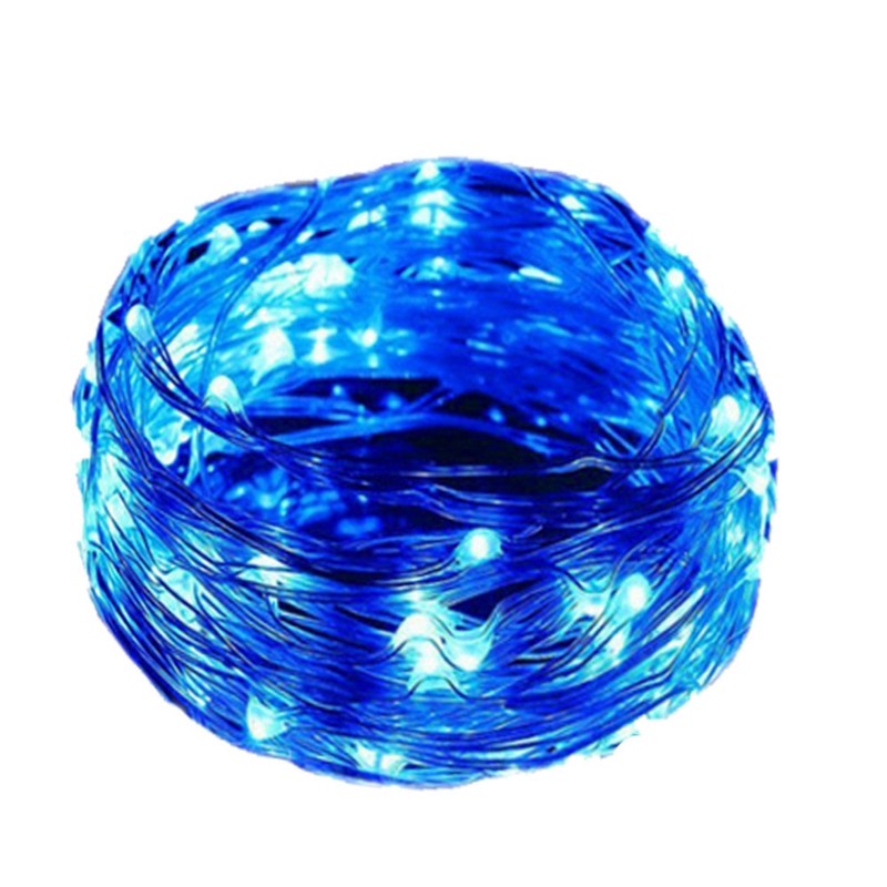 10M 100 Lights Sound Activated Copper Wire LED String Lights