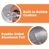 Double Reflective Insulation Roll, 23.6“X10‘ Double-Sided Aluminum Bubble Insulation Roll,