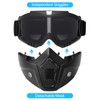 VPZenar Full Face Airsoft Mask and Helmet,Black Tactical Helmet with