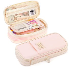 MAMUNU Estuche para lápices expandible con compartimentos, Estuche para lápices de gran capacidad, Bolsa de lápices para oficina y escuela, Estuche pa