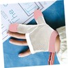 SUPVOX 1Pair Thumb Stop Gloves Comfortable Breathable Finger Guards for