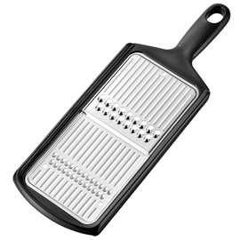 Shimomura Industry KIB-612 Kitchen Bar, Julienne & Tie Cutter, Dishwasher Safe, Made in Niigata, Tsubamesanjo, Black, 11.4 x 3.5 x 1.2 inches (290 x 90 x 30 mm)