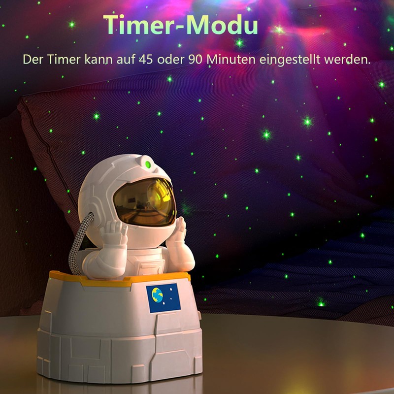 Panngu Galaxy Starry Sky Astronaut Projector, LED Space Night Sky