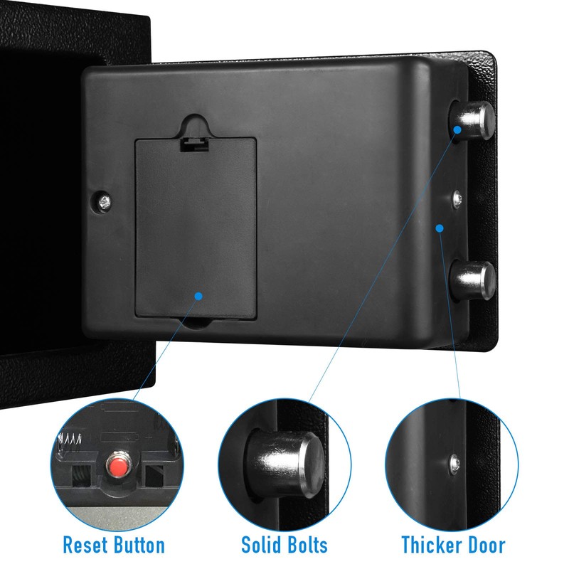 TENAMIC Electronic Digital Security Keypad Lock Box - 0.23 Cubic