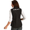 Ariat Female New Team Softshell Vest Black Large