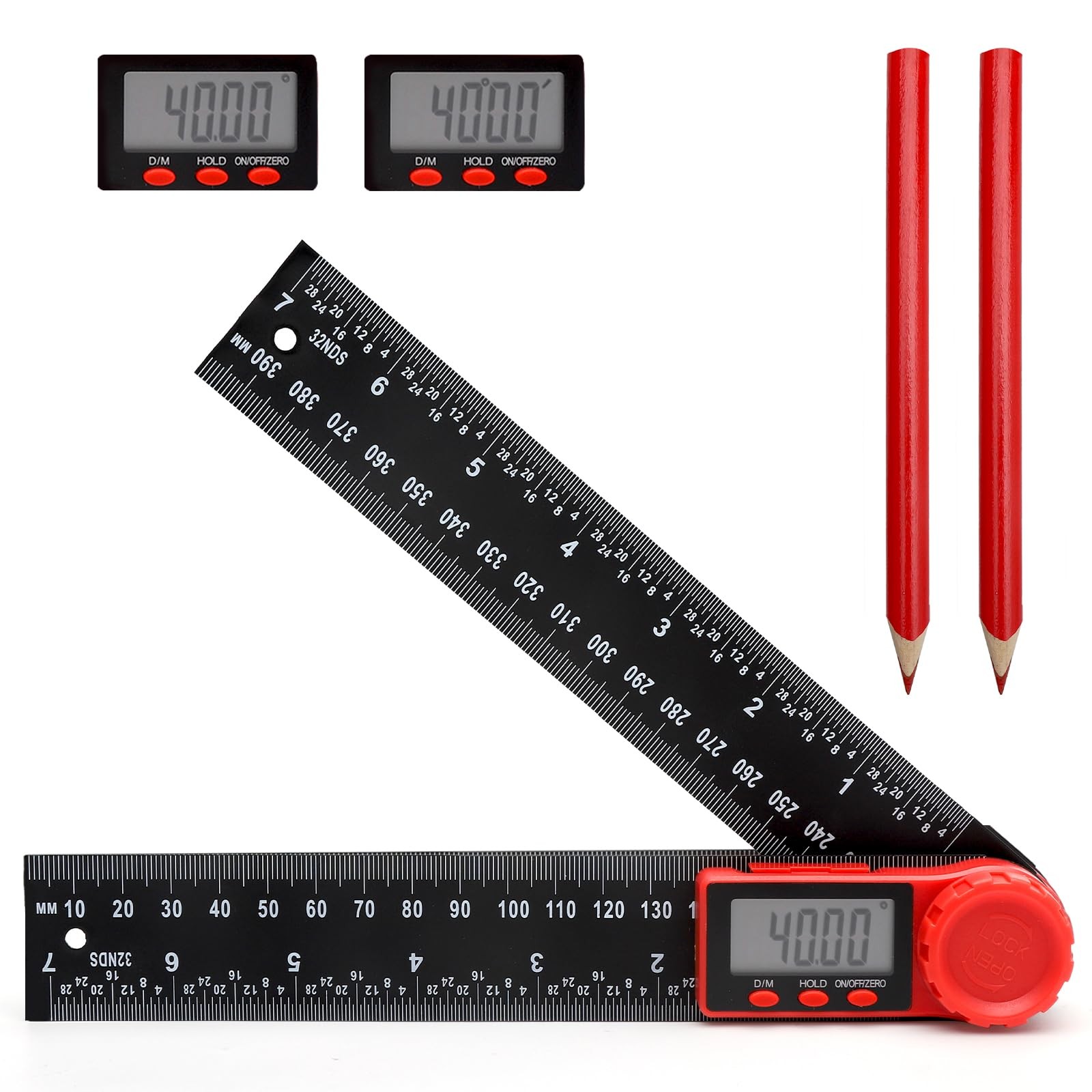 2 IN 1 Digital Angle Gauge Protractor - Engineering Supplies