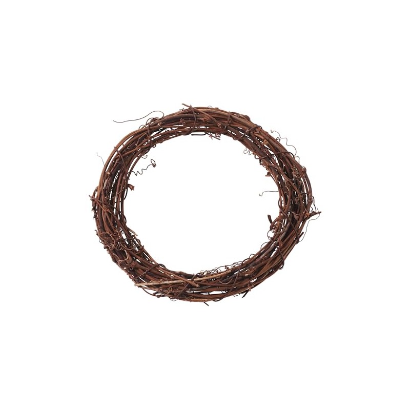 VBS Wreath Grape Vines Natural Bound Diameter 15 cm