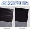 Avery Nonstick Heavy-Duty EZD Reference View 4 Inch Black Binder