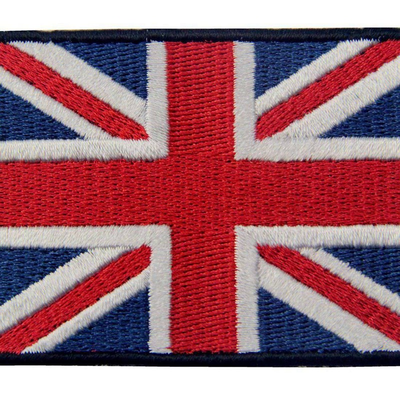 Great British Union Jack Patch Embroidered England Flag Morale Applique
