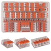 Bonlaer Lever Nut Wire Connector Kit,Space Saving Compact Splicing Connectors