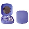 Erewa Contact Lens Case, 2 Pack Portable Contact Lens Box