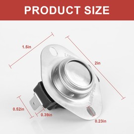 7624A3591 Furnace Limit Switch, Compatible with Coleman Furnace Replacement Limit Switch, for Coleman and York Furnace, Limit Switch for Furnace L180F