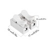 YIXISI 100pcs Fast Cable for Connecting, 2 Pins Cable Plug,