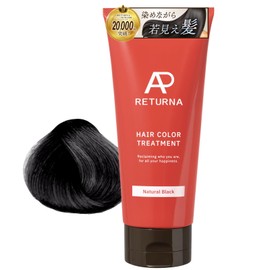 Retana Color Treatment, For Women, Minimum 5 Minutes, Gray Hair Dye, 6.7 oz (190 g), 3 Colors, Natural Black Hair Color