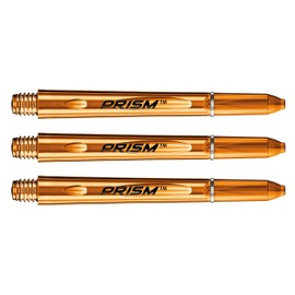 WINMAU Prism 1.0 Orange Medium Polycarbonate Dart Stems - 1 set per pack (3 shafts in total)