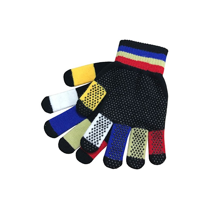 Dublin Magic Pimple Grip Riding Gloves - Black Multi