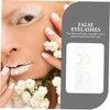 Mikinona 2 Pair False Eyelashes Lashes Decorative False Lashes Beauty