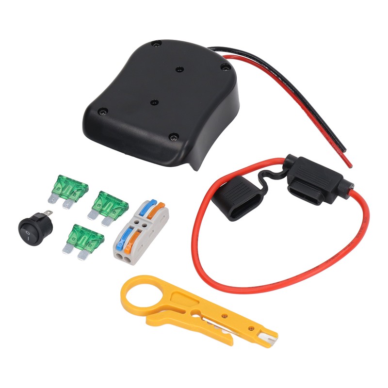 Battery Adapter Converter Kit 12AWG Wire Dock Power Connector with