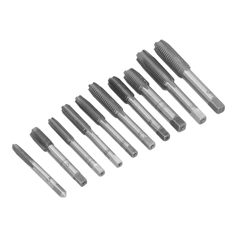 Hand Tap Set HSS Screw Thread Cutter Tapping Bit Manual