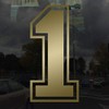 Applicable Pun Varsity Number 1 - Vinyl Decal - Gold