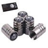 TK-KLZ 5Pcs Chrome Car Tire Valve Stem Caps for Honda