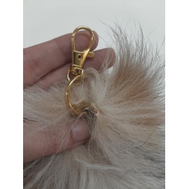 Dakotaline Furs Real Genuine Red Fox Tail 14"+ Length with Keychain for Display Cosplay Decoration Charm Costume Craft