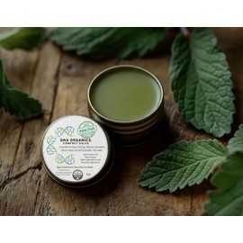 DNA Organics Comfrey Salve Ointment 4oz – Organic Herbal Salve for Bones, Muscles, Joints, Knees, Skin & Tattoo Care. Herbal Balm for Soothing Relief. Handcrafted, Slow-Infused, No Chemical Fillers