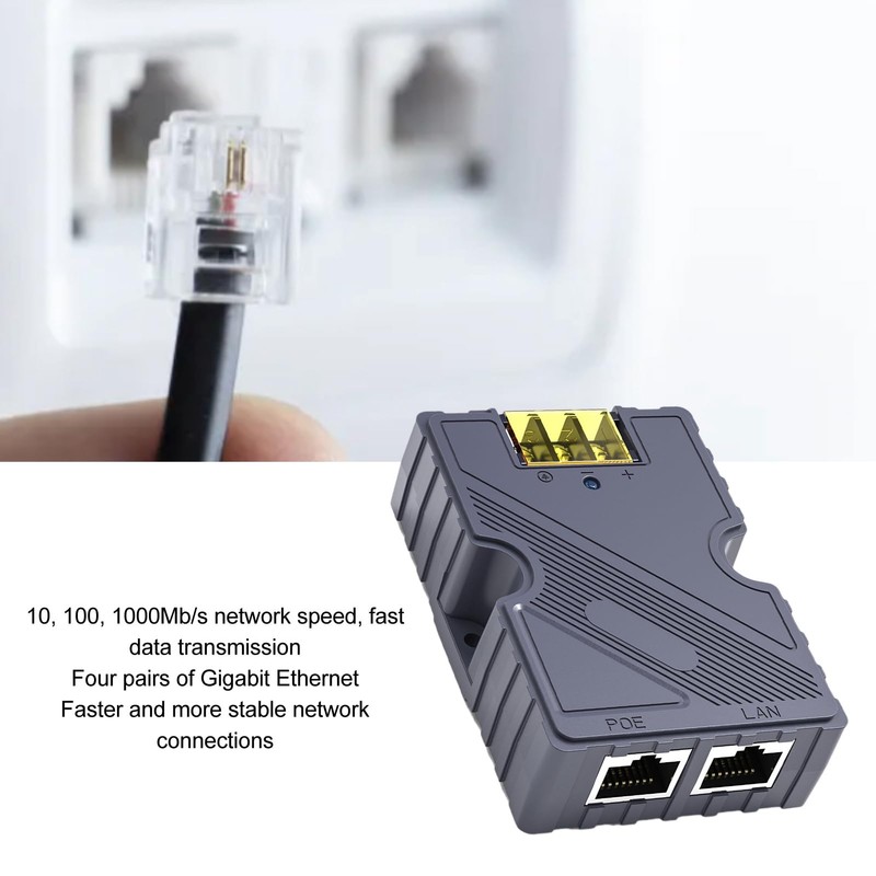 GigE PoE Injector 150W, Suitable for Starlink Satellite Dish V2,