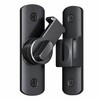 Manual Sliding Door Lock for Interior Door Latching – Black