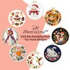Zhenqing Cats and Potted Plants Embroidery Kit for Beginners, Pre-Printed